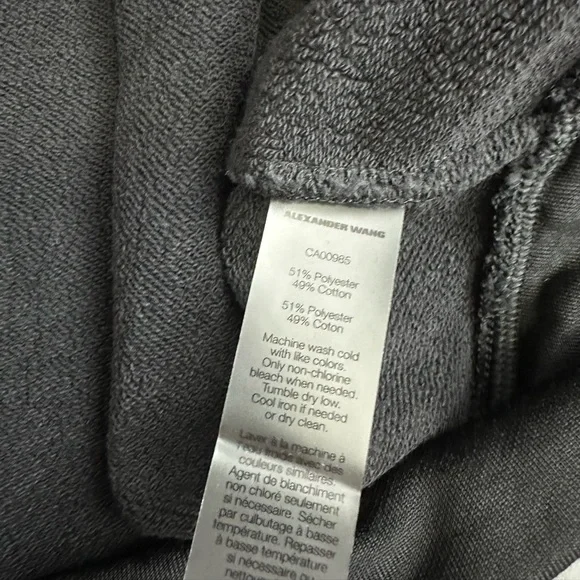 Alexander Wang Black Snaps Sweatshirt - Picture 6 of 7